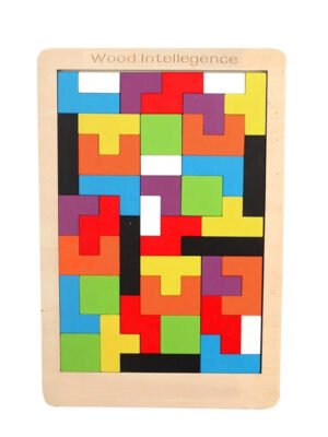 Wooden Tetris game