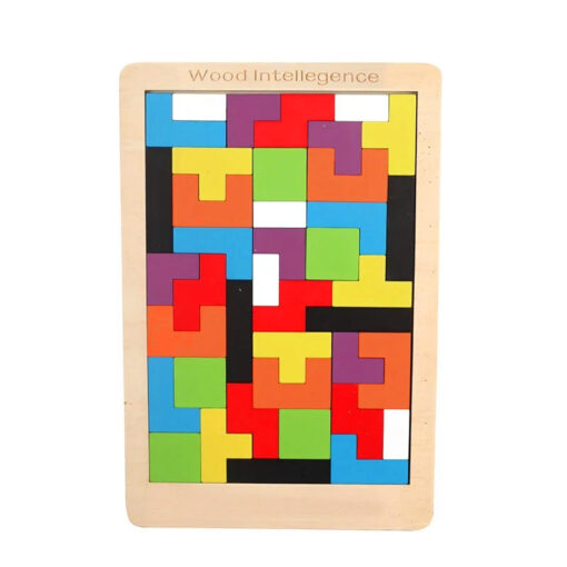 Wooden Tetris game