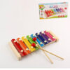 Wooden eight-note xylophone