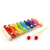 Wooden eight-note xylophone